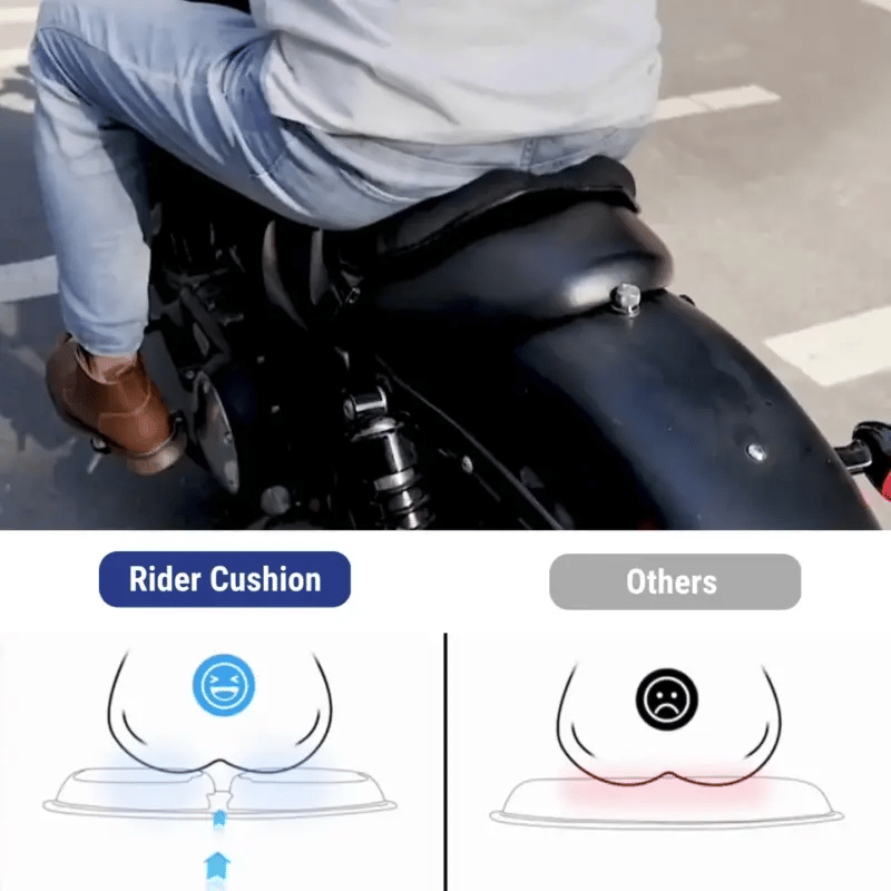 Sentia Motorista | Cojín de Gel para Conductor de Moto · Viajes Largos Sin Dolor - imagen 2