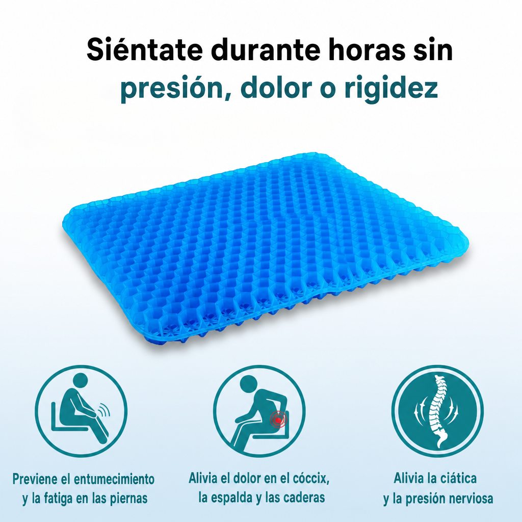 Sentia Zero | Cojín de Gel para Coxis y Ciática