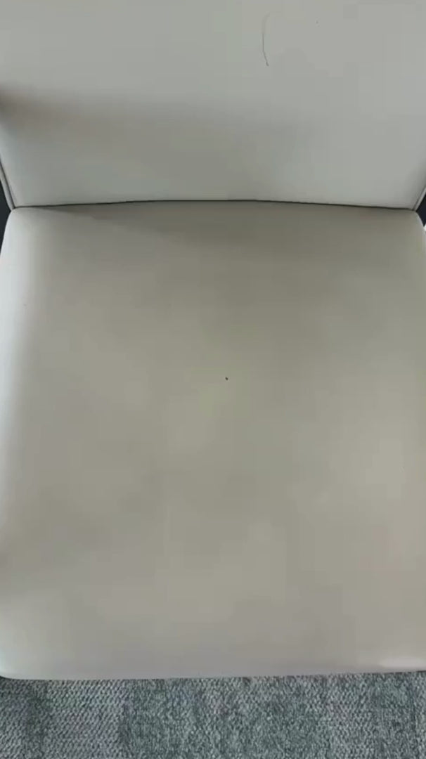 Cliente usando el cojin de gel Sentia